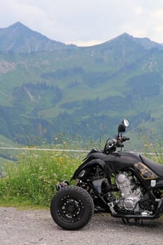 The black quad in the mountains