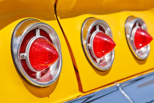 classic car rear lights