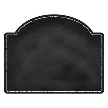 Blackboard slate with text space