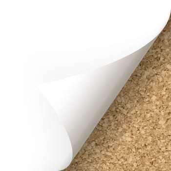Paper - Corner bottom cork structure