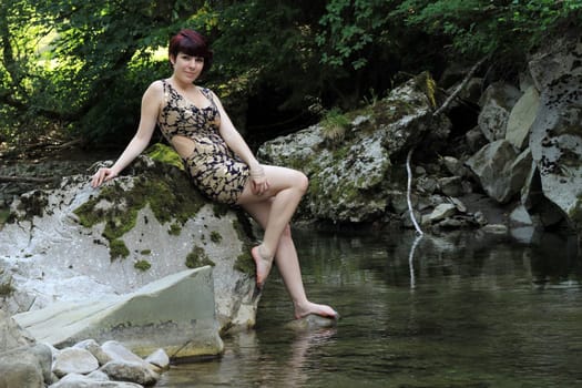 On the big stone