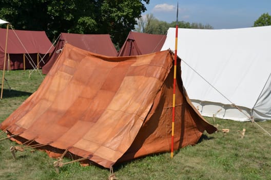 Roman tents (replica)
