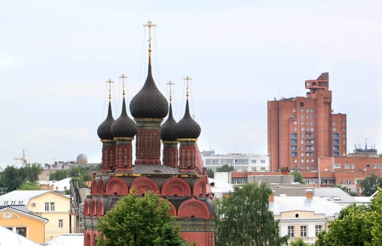 Orthodox temple in the city of Yaroslavl