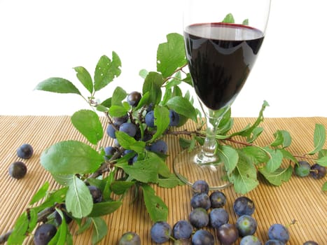 Sloe wine