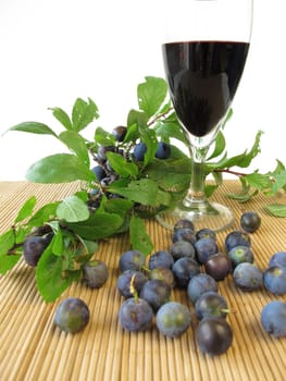 Sloe wine