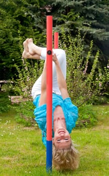sporty young woman