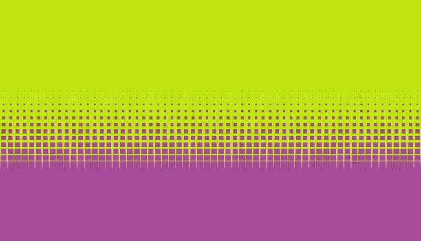 Purple area and boxes with soft transition to yellow-green