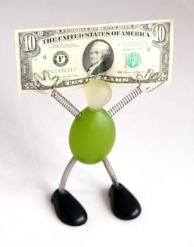 Money in hand