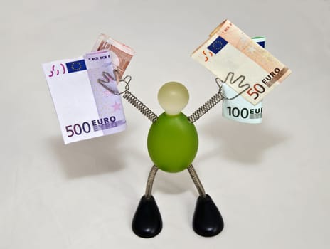 Money in hand