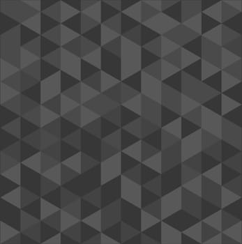 Unusual grey vintage abstract triangle seamless pattern background. Vector file layered for easy editing.
