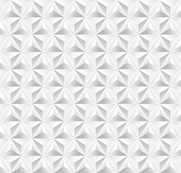 Trendy white vintage abstract triangle seamless pattern background. Vector file layered for easy editing.