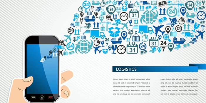 Shipping and logistics mobility concept