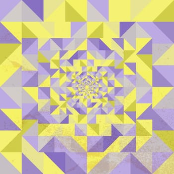 Colorful abstract retro triangle seamless pattern background with grunge texture. EPS10 file with transparency for easy editing.