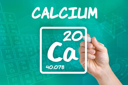 Symbol for the chemical element calcium