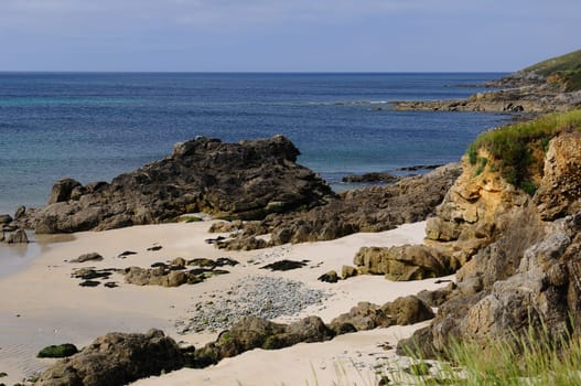 Breton coast at Primelin Pointe du Raz