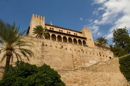 Royal Palace of La Almudaina in Palma de Mallorca.