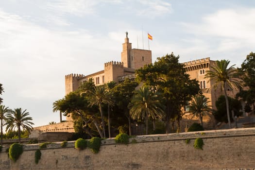 Royal Palace of La Almudaina in Palma de Mallorca.