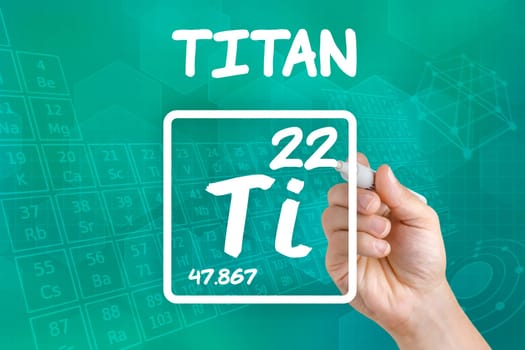 Symbol for the chemical element titanium