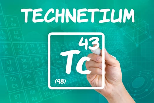Symbol for the chemical element technetium
