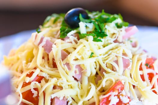 Shopski Bulgarian salad