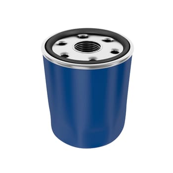 Oil filter isolated on a white background