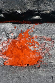 Volcano Erta Ale in Ethiopia Africa a rare volcano with an active lava lake