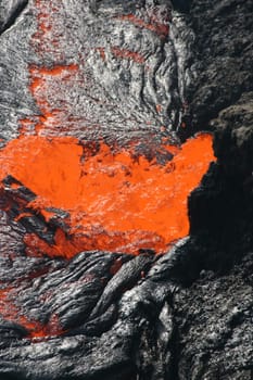 Volcano Erta Ale in Ethiopia Africa a rare volcano with an active lava lake