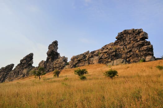 the Devil's Wall near Weddersleben