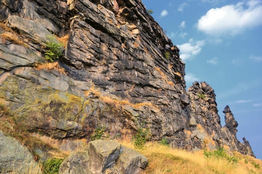 the Devil's Wall near Weddersleben