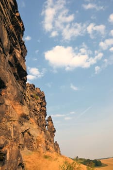 the Devil's Wall near Weddersleben