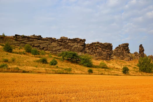 the Devil's Wall near Weddersleben
