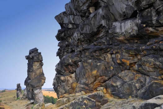 the Devil's Wall near Weddersleben