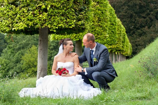 Bride and groom