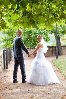Walk to the wedding