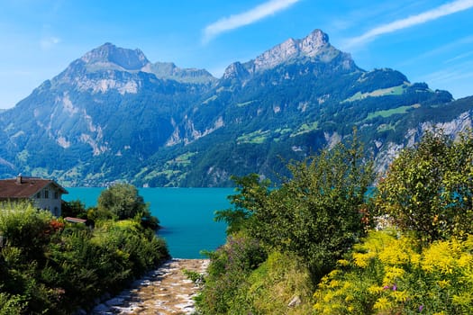 The lake beckons you to swim