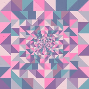 Abstract optic effect colorful triangle seamless pattern background. EPS10 Vector file in layers for easy editing.
