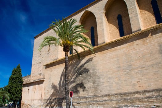 Fortress wall of the old town of Alcudia