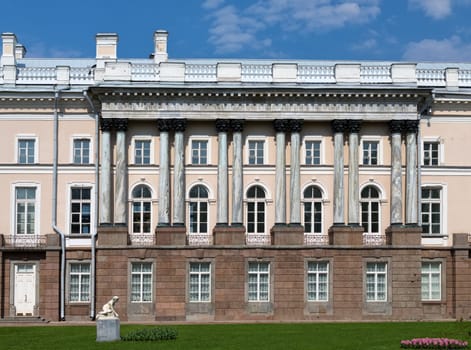facade of an old building in St. Petersburg
