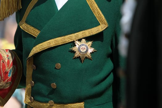 Uniform with medal