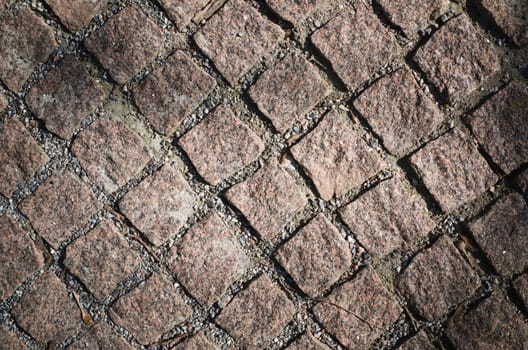 Granite stone blocks a close up. A background