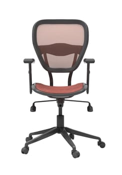 Modern office chair isolated on white background
