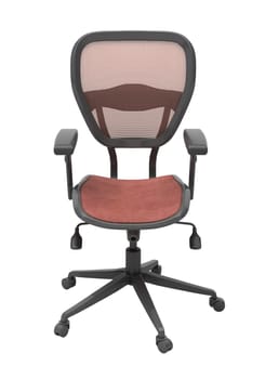 Modern office chair isolated on white background