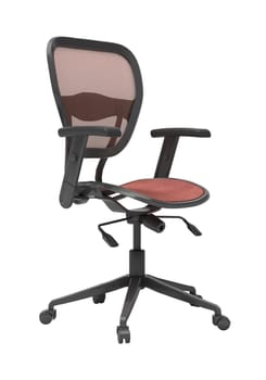 Modern office chair isolated on white background