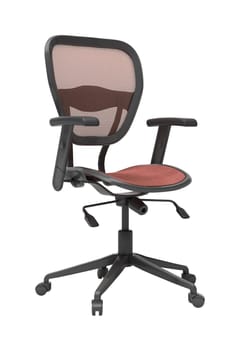 Modern office chair isolated on white background
