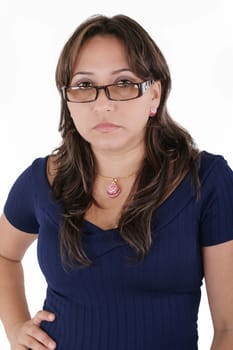 Business woman angry