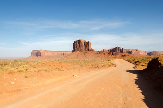 desert in Monument Valley in Utah