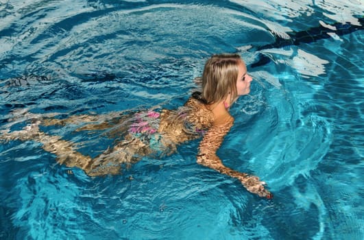 Girl in the water