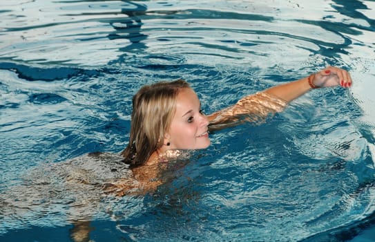 Girl in the water