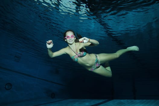 Girl in the water