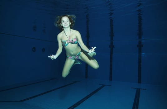 Girl in the water